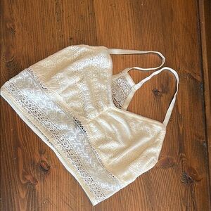 Maurices Lace Bandeau in Cream